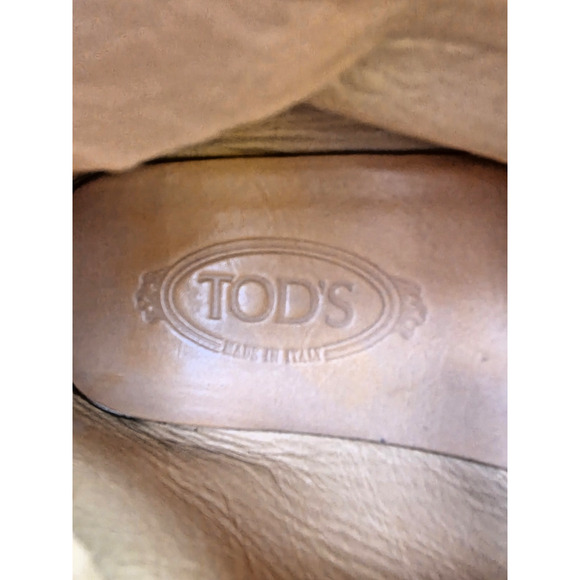 Tod’s Desert Chukka Boots Mens Sz 8 Tan Suede Lace Up Luxury Casual Ankle Boots - Picture 8 of 9